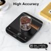 imageUltrean 2025 Version Food Scale LED Digital Kitchen Scale Weight Grams and Ounces for Baking Cooking and Meal Prep 6 Units with Tare Function 11lb Batteries IncludedCarbon Black