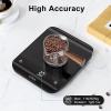 imageUltrean 2025 Version Food Scale LED Digital Kitchen Scale Weight Grams and Ounces for Baking Cooking and Meal Prep 6 Units with Tare Function 11lb Batteries IncludedBrushed Black