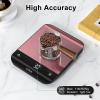 imageUltrean 2025 Version Food Scale LED Digital Kitchen Scale Weight Grams and Ounces for Baking Cooking and Meal Prep 6 Units with Tare Function 11lb Batteries IncludedRose Gold