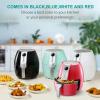 imageUltrean Air Fryer 42 Quart Electric Hot Airfryer Oven Oilless Cooker for Quick Easy Meals Nonstick Frying Pot UL Certified1500w BlackBlue
