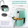 imageUltrean Air Fryer 42 Quart Electric Hot Airfryer Oven Oilless Cooker for Quick Easy Meals Nonstick Frying Pot UL Certified1500w BlackBlue