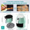 imageUltrean Air Fryer 42 Quart Electric Hot Airfryer Oven Oilless Cooker for Quick Easy Meals Nonstick Frying Pot UL Certified1500w BlueBlue
