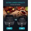 imageUltrean Air Fryer 9 Quart 6in1 Electric Hot XL Airfryer Oven Oilless Cooker Large Family Size LCD Touch Control Panel and Nonstick Basket ETL Certified 1750W