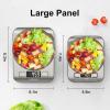 imageUltrean Food Scale Digital Kitchen Scale Weight Grams and Ounces for Baking Cooking and Meal Prep 6 Units with Tare Function 11lb Batteries IncludedLarge
