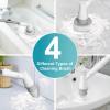 imageUltrean Spin Brush Cordless Electric Spin Scrubber with 4 Replaceable Brush Heads Adjustable Extension Handle 2 Speed Shower Scrubber for Cleaning Bathroom Tile Floor TubWhite