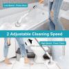 imageUltrean Spin Brush Cordless Electric Spin Scrubber with 4 Replaceable Brush Heads Adjustable Extension Handle 2 Speed Shower Scrubber for Cleaning Bathroom Tile Floor TubWhite