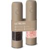 imageUltrean Pepper Grinder Rechargeable Salt and Pepper Grinder with 6 Adjustable Coarseness LED Light OneHand Automatic Operation BlackBrown