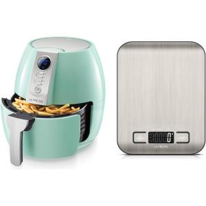 imageUltrean Digital Food Scale and Ultrean 42 Quart Air Fryer Blue