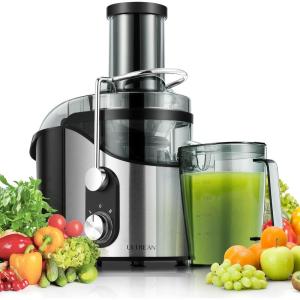imageUltrean Juicer Machine 800w Juicer with Big Mouth 3 Feed Chute Dual Speeds Centrifugal Juice Maker for Fruits and Veggies Easy to Clean and BPA Free