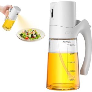 imageUltrean Oil Sprayer for Cooking 10oz300ml Olive Oil Dispenser Bottle for Kitchen Foodgrade Glass Oil Bottle for Air Fryer BBQ Salad