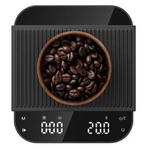 imageUltrean 59quot Coffee Scale Rechargeable Coffee Scale with Timer 3kg01g Accuracy for Pour Over and Drip Coffee Portable Digital Kitchen Scale with Automatic Timing LCD Display