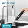 imageUltrean Gravity Rechargeable Electric Salt and Pepper Grinder Set ampamp Meat Thermometer