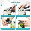 imageUltrean Manual Can Opener ampamp Rechargeable Salt and Pepper Grinder Sets