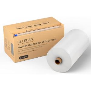 imageUltrean 11quot x 150 Vacuum Seal Roll Keeper with Cutter Commercial Grade Vacuum Sealer Bags for Food SaverBPA FreeIdeal for StorageMeal Prep and Sous Vide 11quot x 15011 x 150