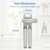 imageUltrean Manual Can Opener Bottle Opener Heavy Duty Stainless Steel Smooth Edge Manual Hand Held Can Opener With Soft Touch Handle Rust Proof Oversized Handheld Easy Turn Knob GrayLight Gray