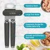 imageUltrean Manual Can Opener Bottle Opener Thickened HeavyDuty Stainless Steel Construction Durable and Built to Last Smooth Edge Ergonomic Handles Rust Resistant Oversized EasyTurn KnobBlackGray