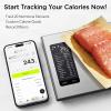 imageUltrean Smart Food Kitchen Scale with Nutritional Calculator Free APP for Calorie amp Macro Tracking AI Powered Goal Progress Digital Calorie Scale for Weight Loss Stainless Steel 22lbXLargeAI Power